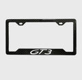 PORSCHE GT3 100% REAL CARBON FIBER CAR LICENSE PLATE FRAME