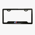 BMW M4 COMPETITON BLACK 100% REAL CARBON FIBER CAR LICENSE PLATE FRAME