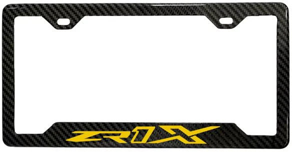 ZR1X 100% REAL CARBON FIBER CAR LICENSE PLATE FRAME
