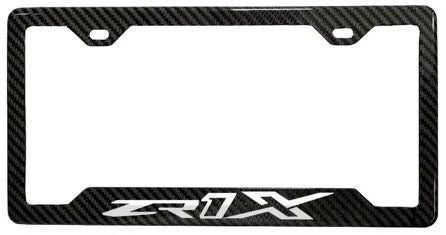 ZR1X 100% REAL CARBON FIBER CAR LICENSE PLATE FRAME