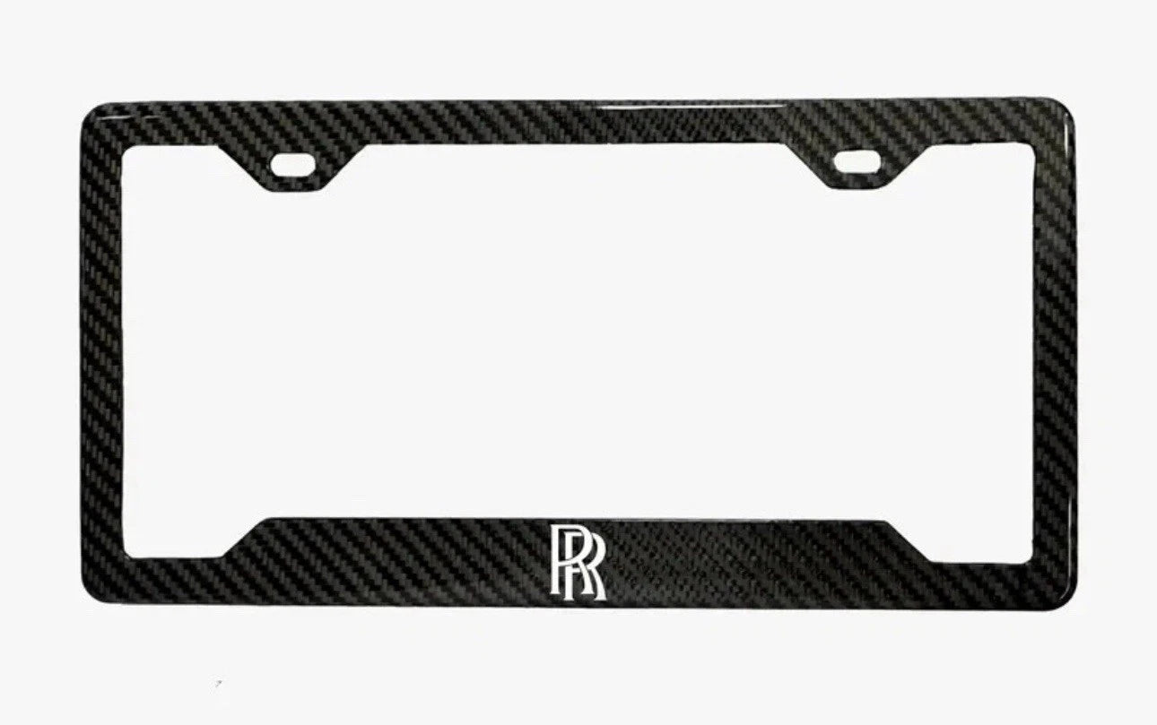 Rolls Royce 100% Real Carbon Fiber License Plate Frame