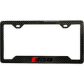 AUDI SQ8 BLACK 100% REAL CARBON FIBER CAR LICENSE PLATE FRAME