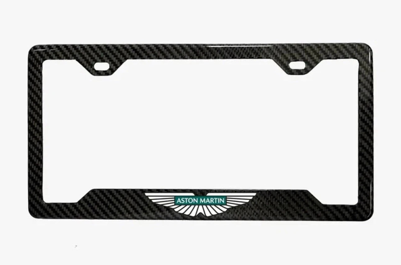 Aston Martin 100% Real Carbon Fiber License Plate Frame